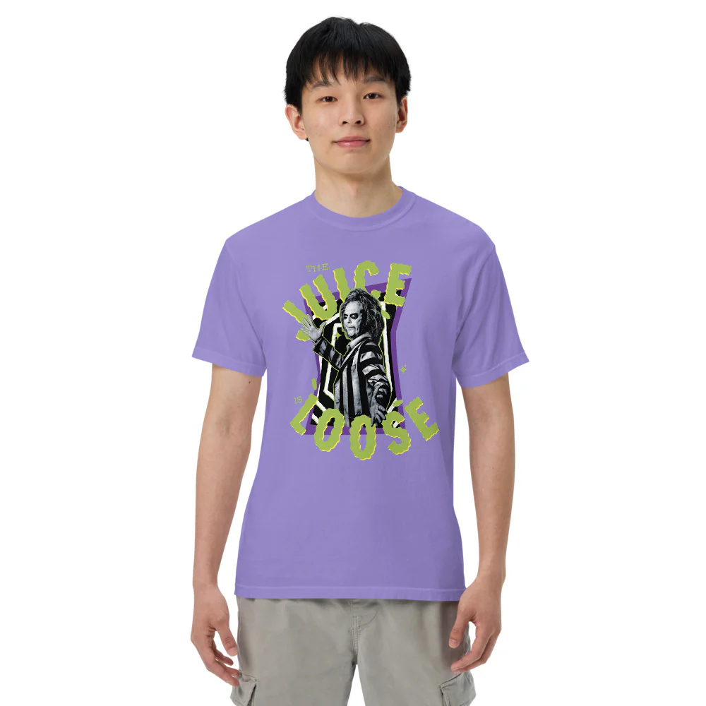 Beetlejuice Beetlejuice The Juice is Loose Comfort Colors T-shirt - Image 3