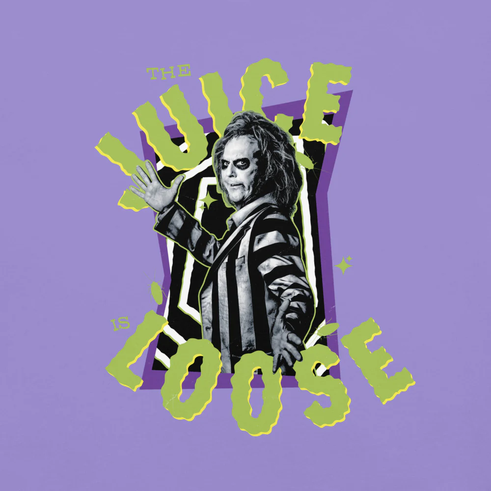 Beetlejuice Beetlejuice The Juice is Loose Comfort Colors T-shirt - Image 4