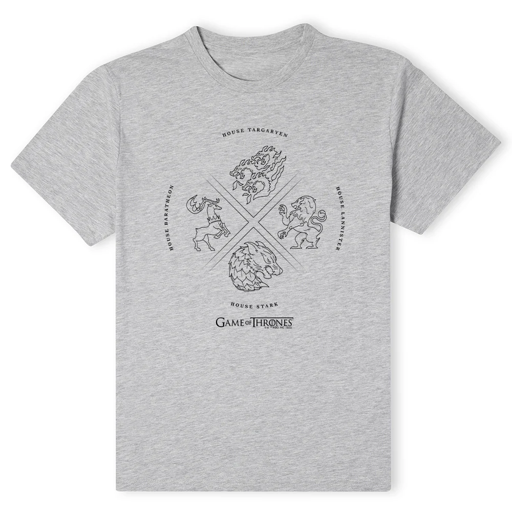 Game of Thrones House Symbol Adult Short Sleeve T-Shirt - Image 3