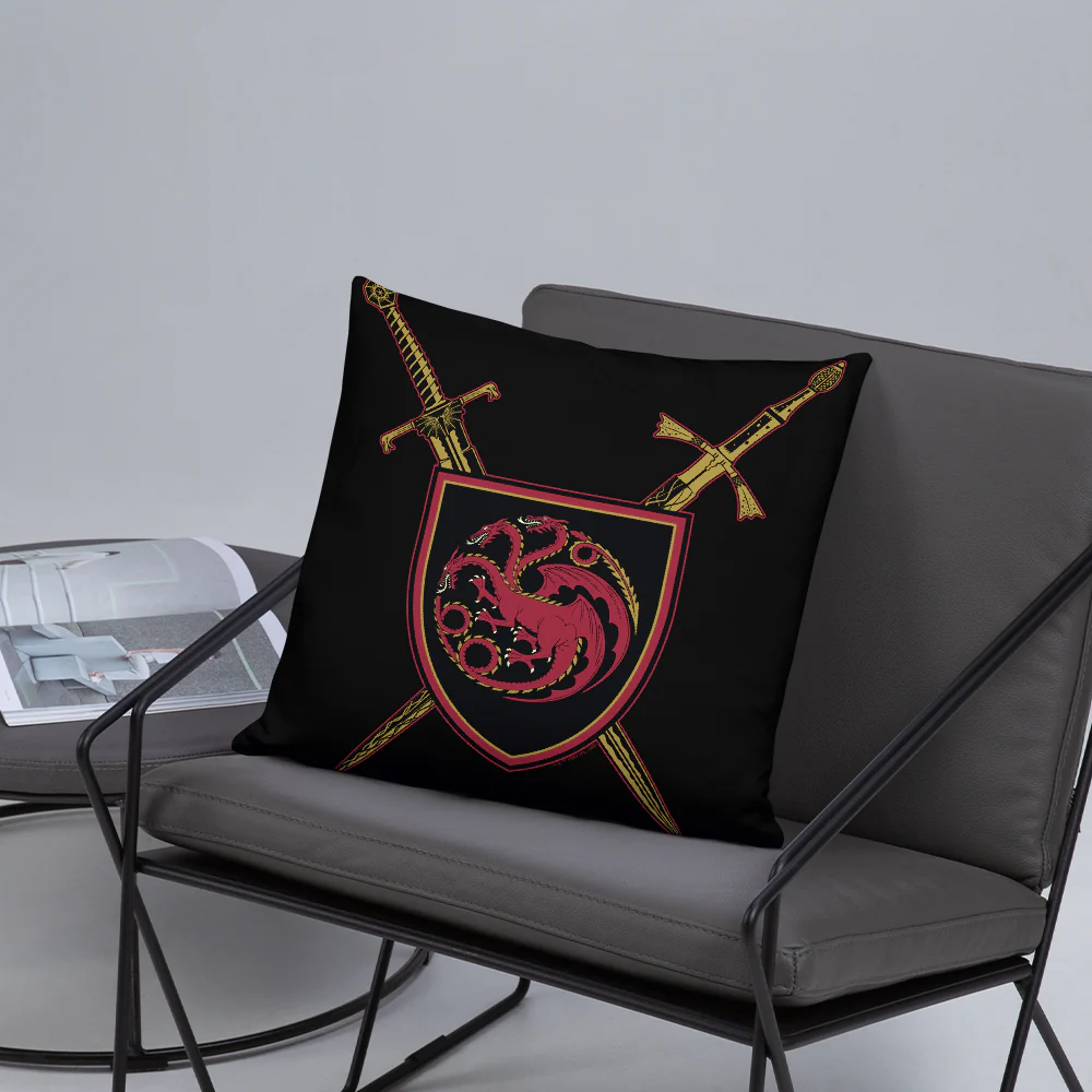 House of the Dragon Swords Cushion