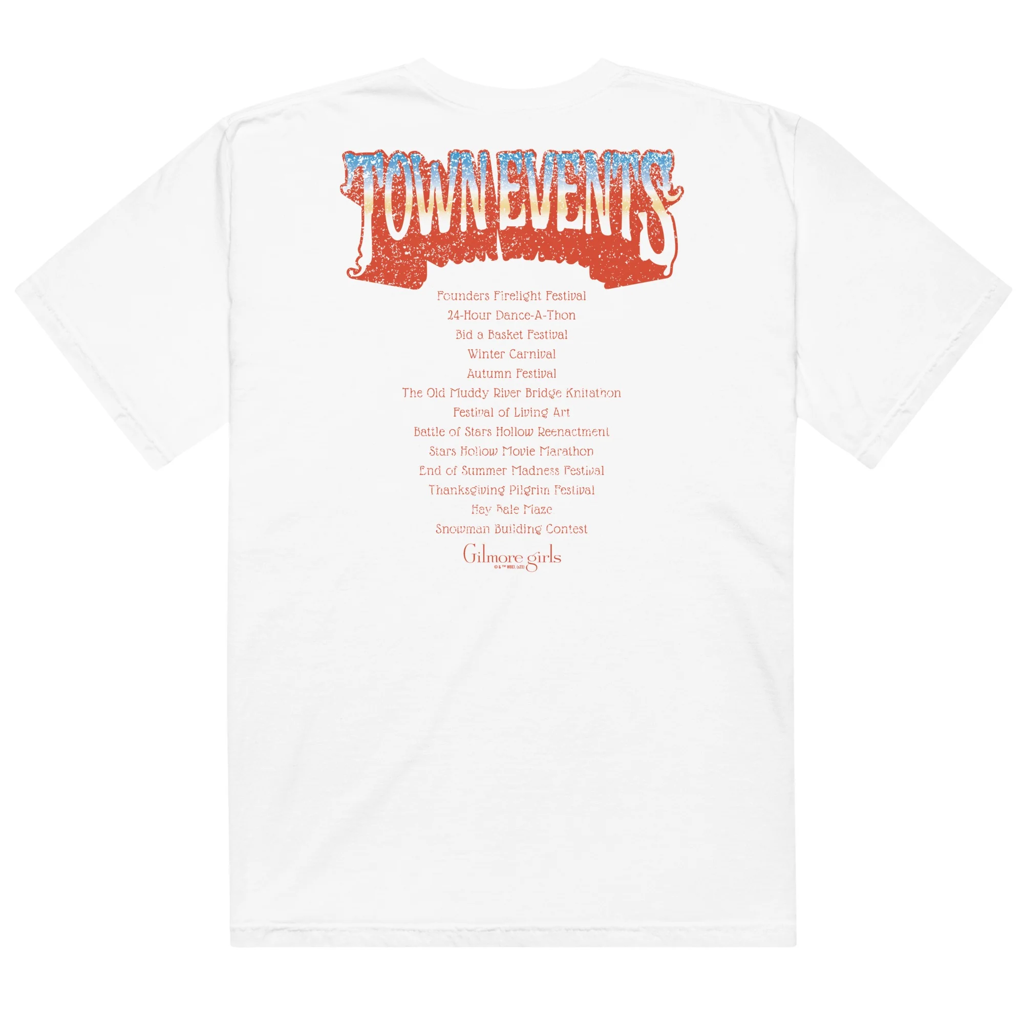 Gilmore Girls Festival Committee Town Events T-shirt - Image 8