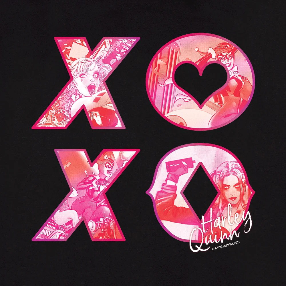 Harley Quinn XOXO Unisex Hooded Sweatshirt - Image 2