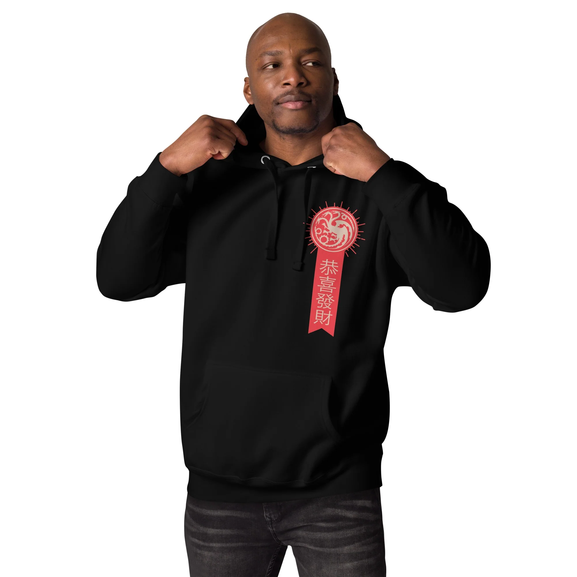 House of the Dragon Year of the Dragon Caraxes Adult Hoodie - Image 4