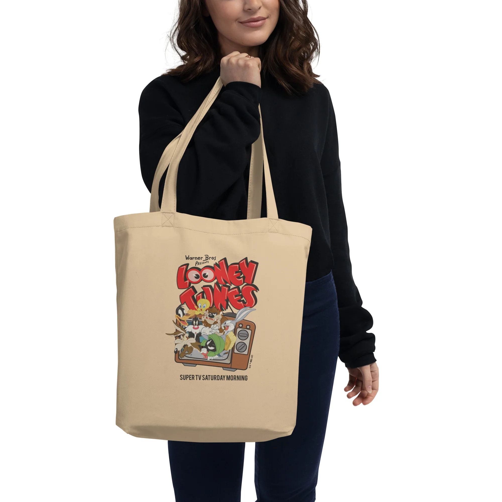 Looney Tunes Super TV Saturday Morning Eco Tote - Image 3