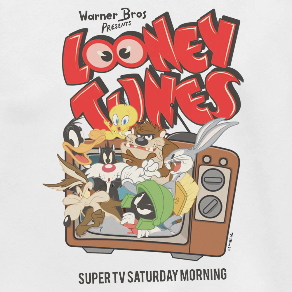 Looney Tunes Super TV Saturday Morning Unisex Crewneck Sweatshirt - Image 3
