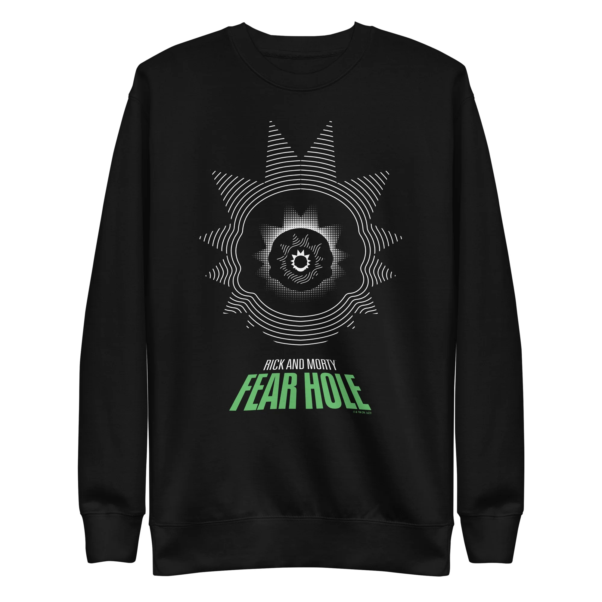 Rick and Morty Fear Hole Adult Sweatshirt
