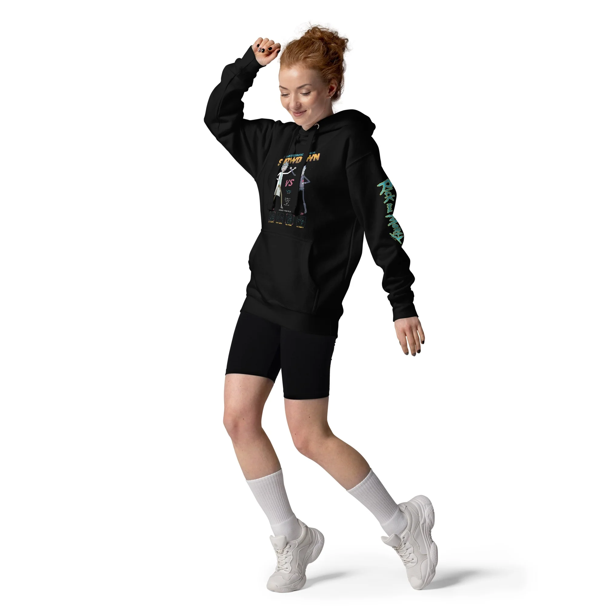 Rick and Morty Interdimensional Showdown Adult Hoodie - Image 4