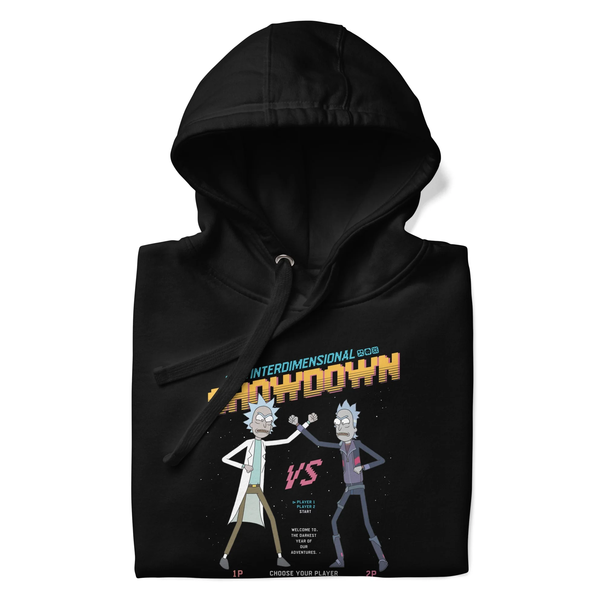 Rick and Morty Interdimensional Showdown Adult Hoodie - Image 5