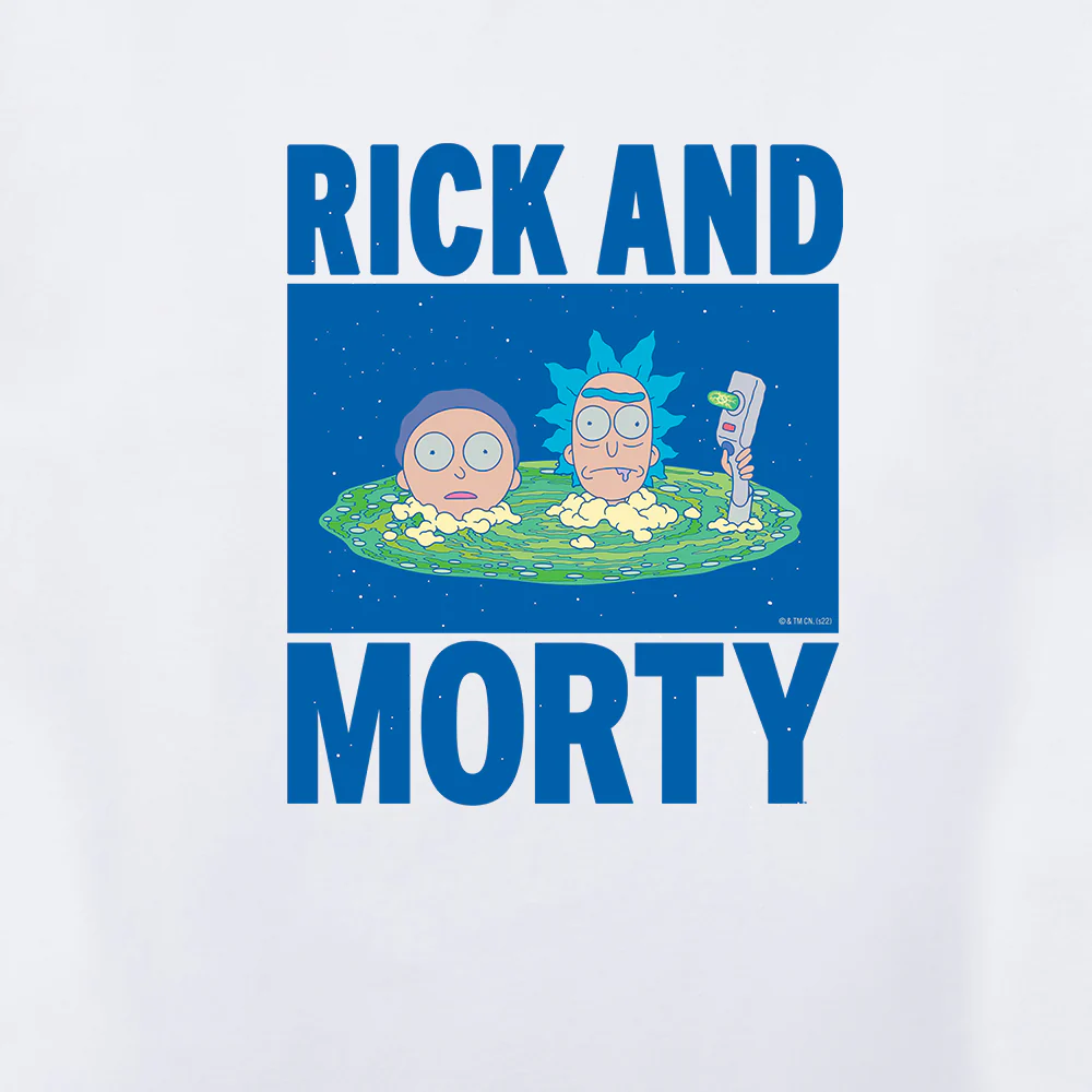 Rick and Morty Portal Heads Adults Short Sleeve T-Shirt - Image 3