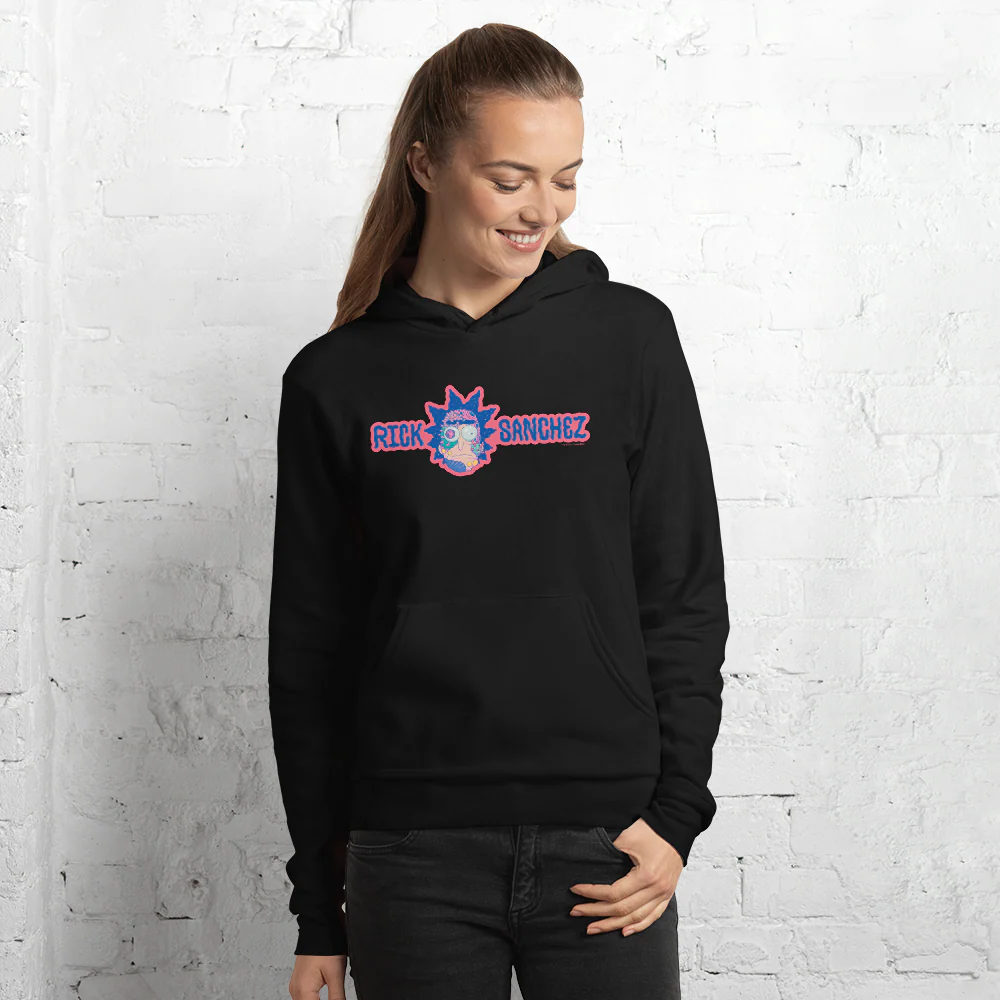 Rick and Morty Rick Sanchez Adult Fleece Hooded Sweatshirt - Image 3