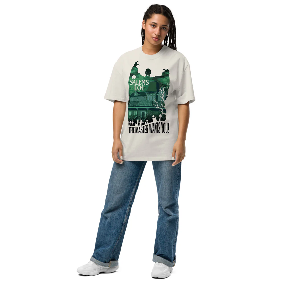 Salem's Lot The Master Wants You Oversized Faded T-shirt - Image 3