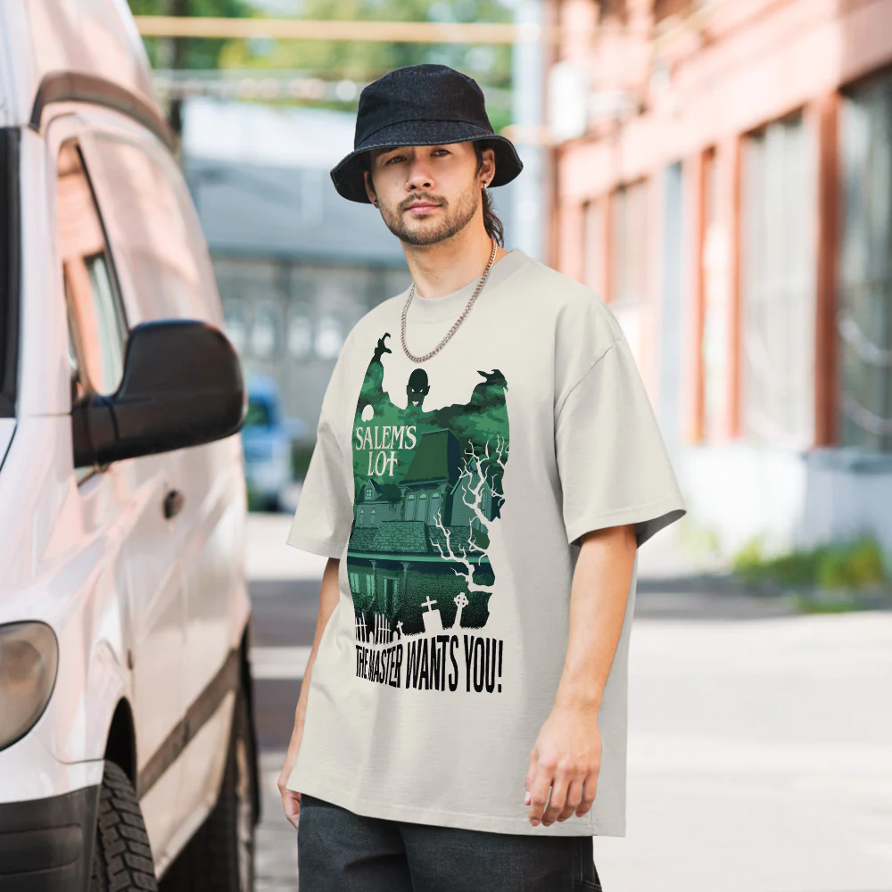 Salem's Lot The Master Wants You Oversized Faded T-shirt - Image 7