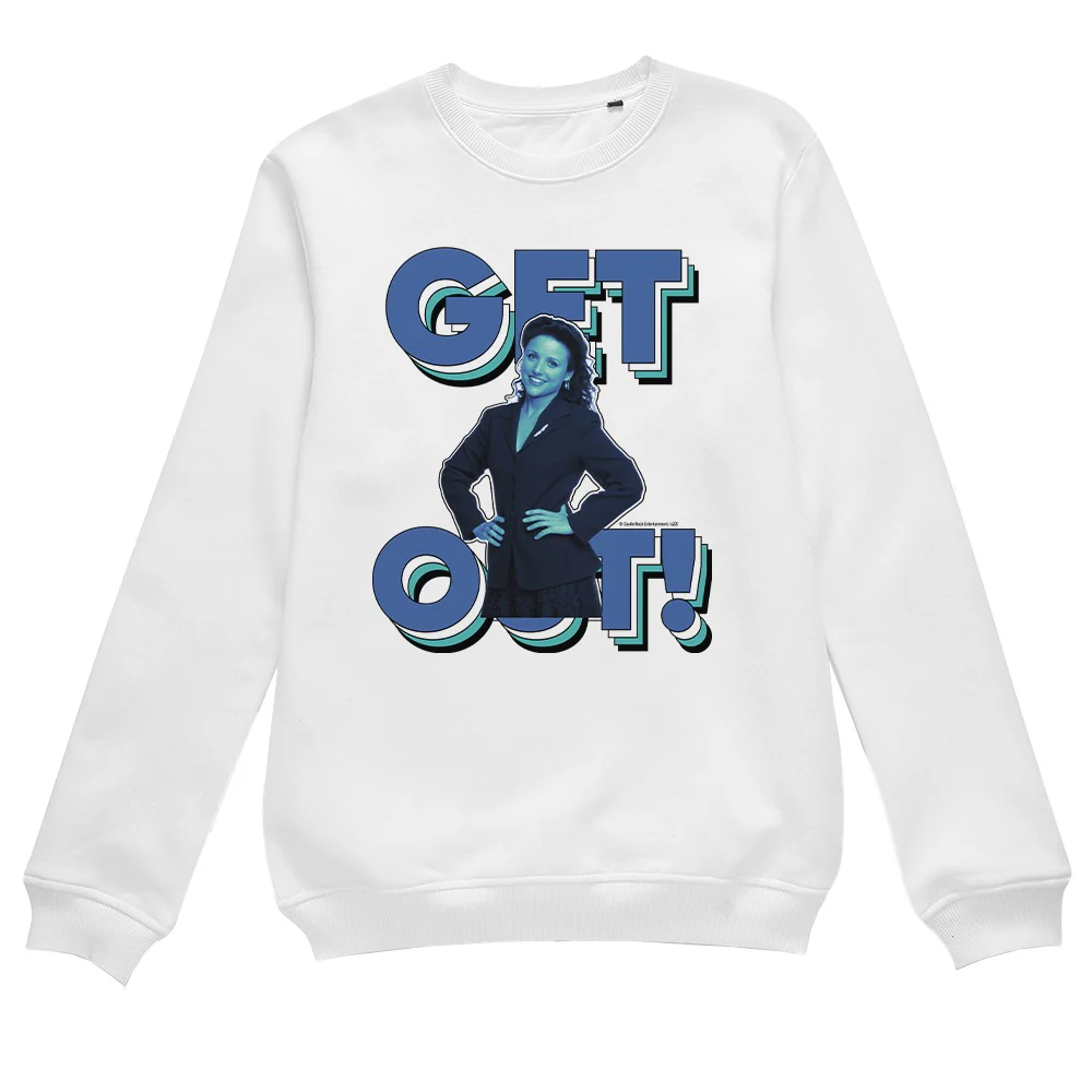 Seinfeld Get Out Unisex Crewneck Sweatshirt