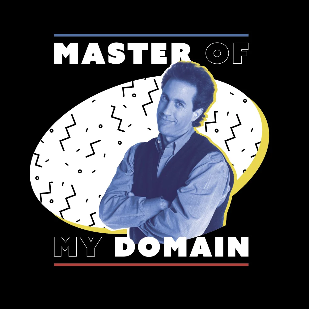 Seinfield Master of My Domain Black Mug - Image 2