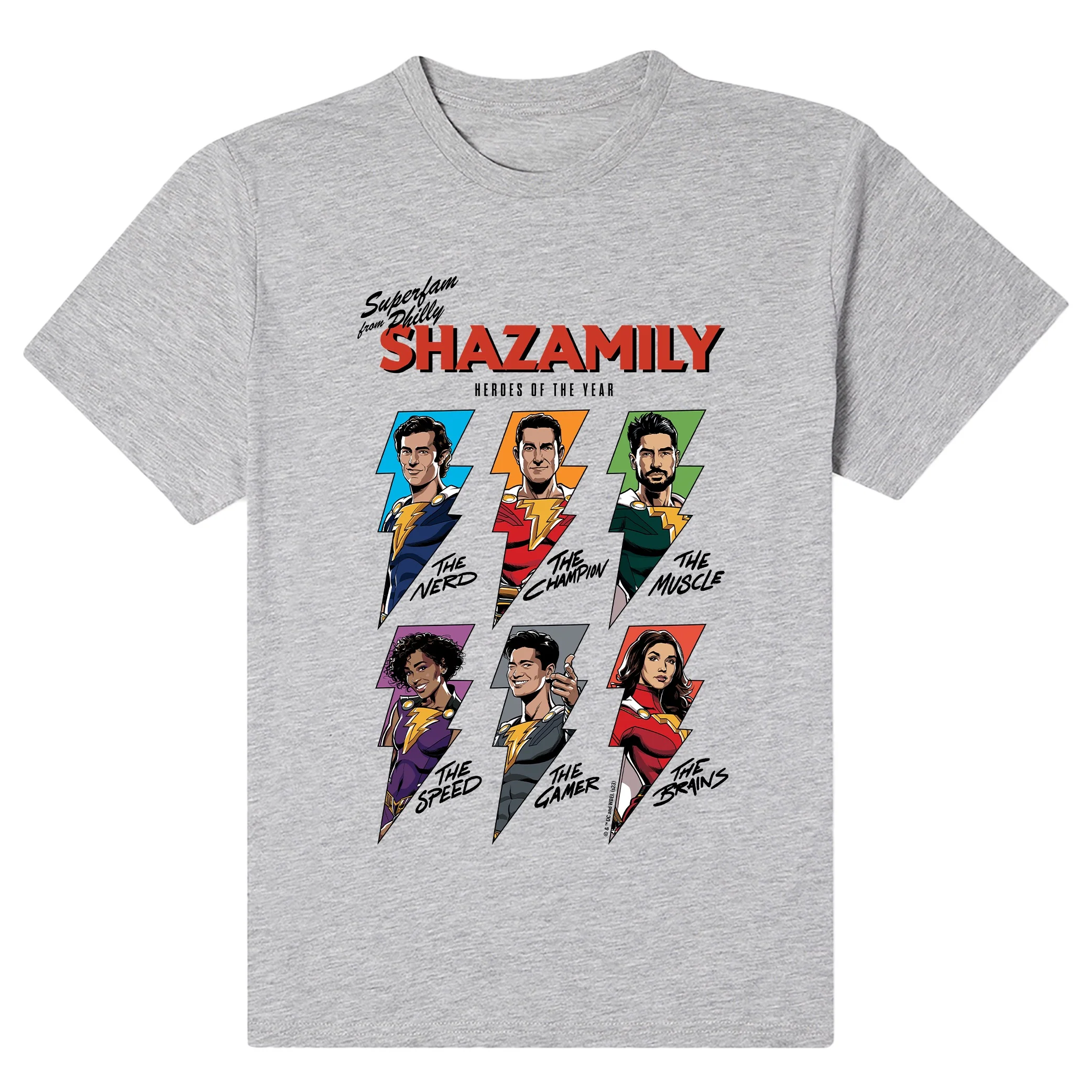 Shazam! Shazamily Adult T-Shirt - Image 3
