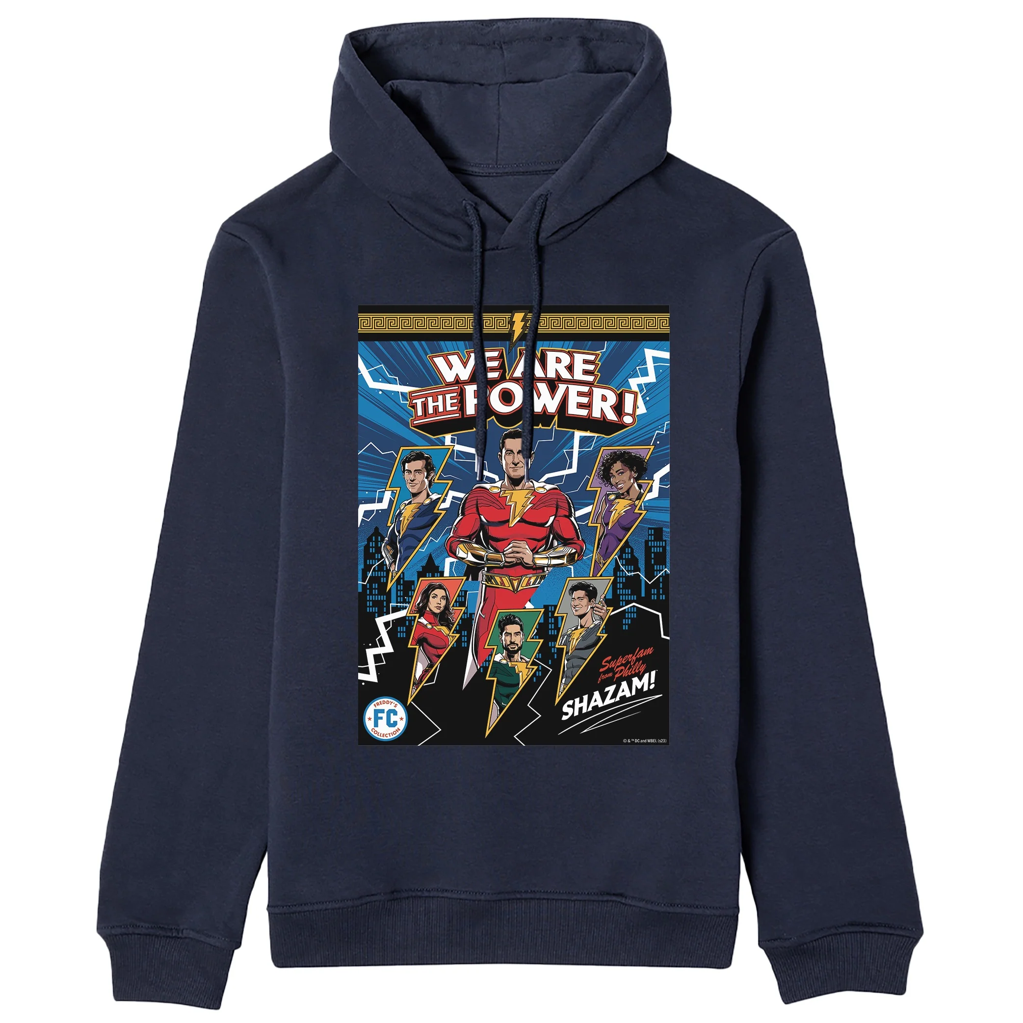 Shazam! We are the power Unisex Hooded Sweatshirt - Image 3