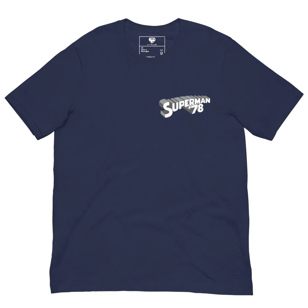 Superman: The Movie Silver Logo T-Shirt - Image 5