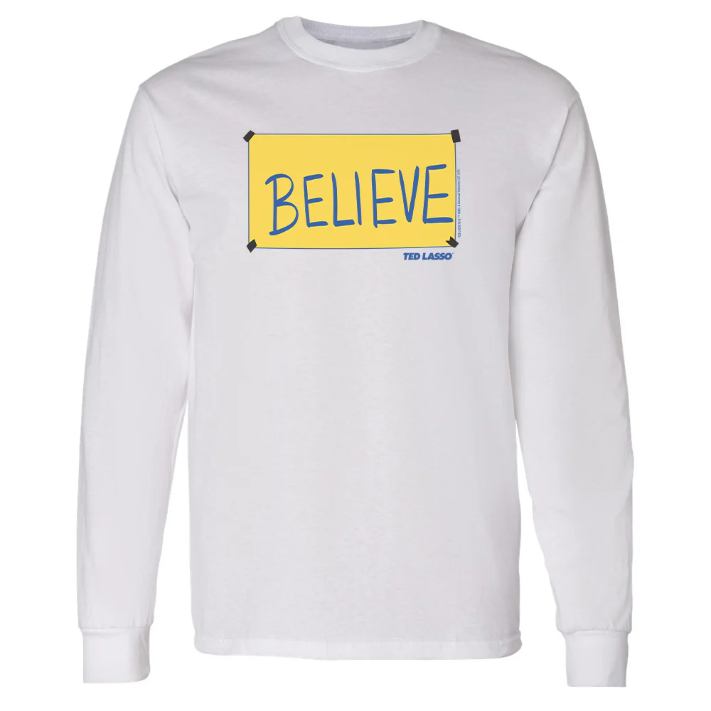 Ted Lasso Believe Sign Long Sleeve T-Shirt - Image 3