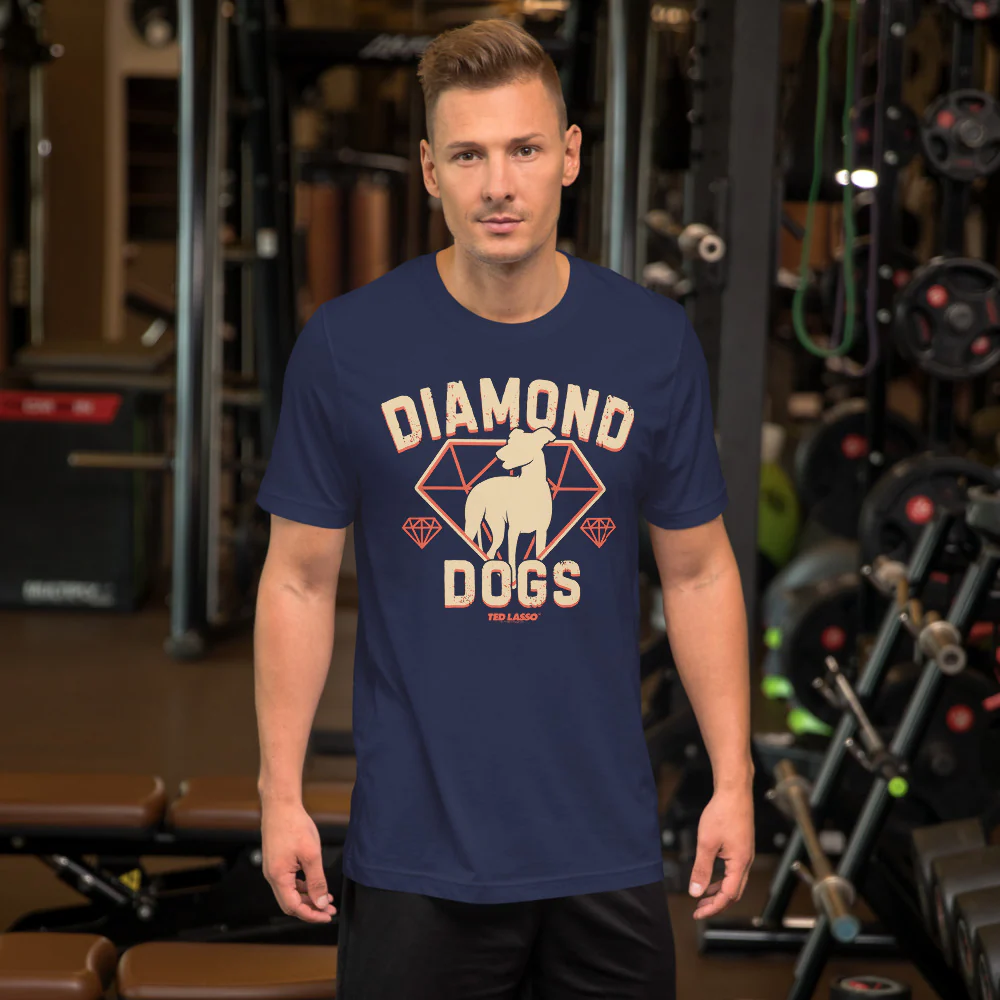 Ted Lasso Diamond Dogs Adult Short Sleeve T-Shirt - Image 3