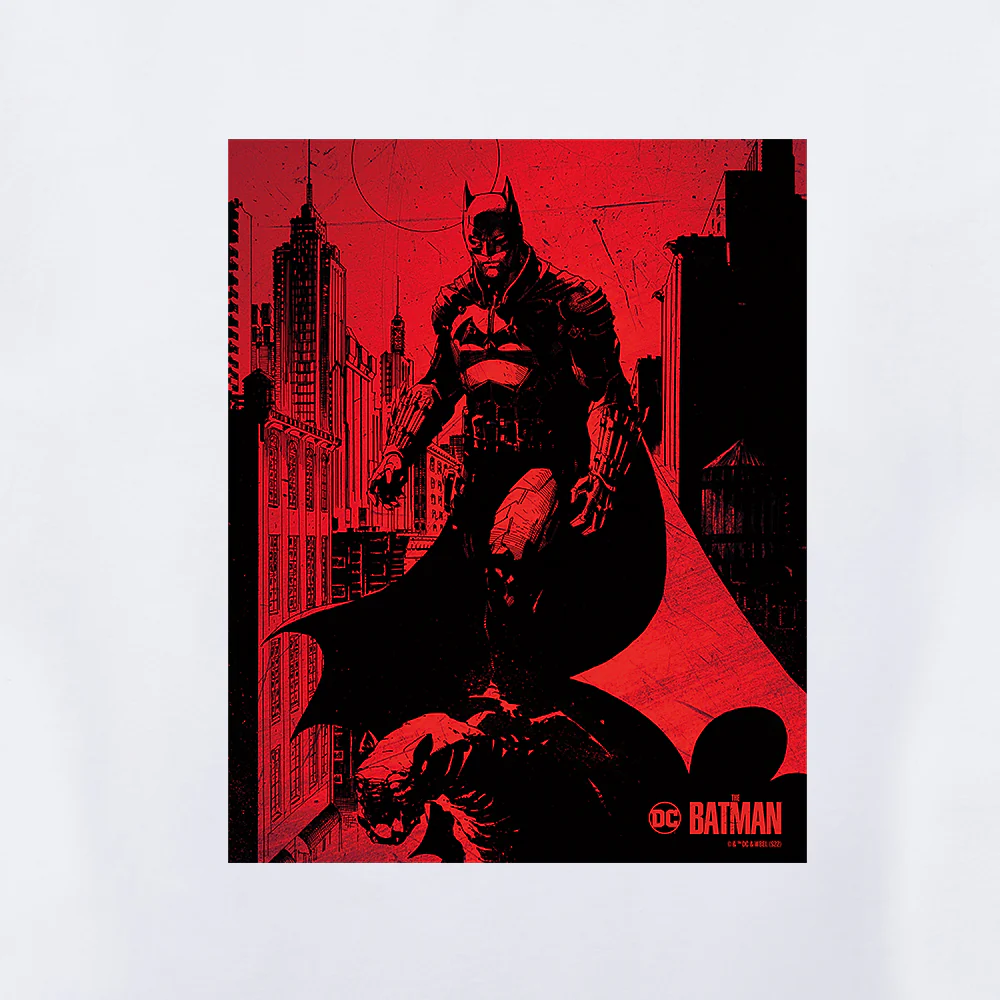 The Batman Sketch Adult Short Sleeve T-Shirt - Image 3