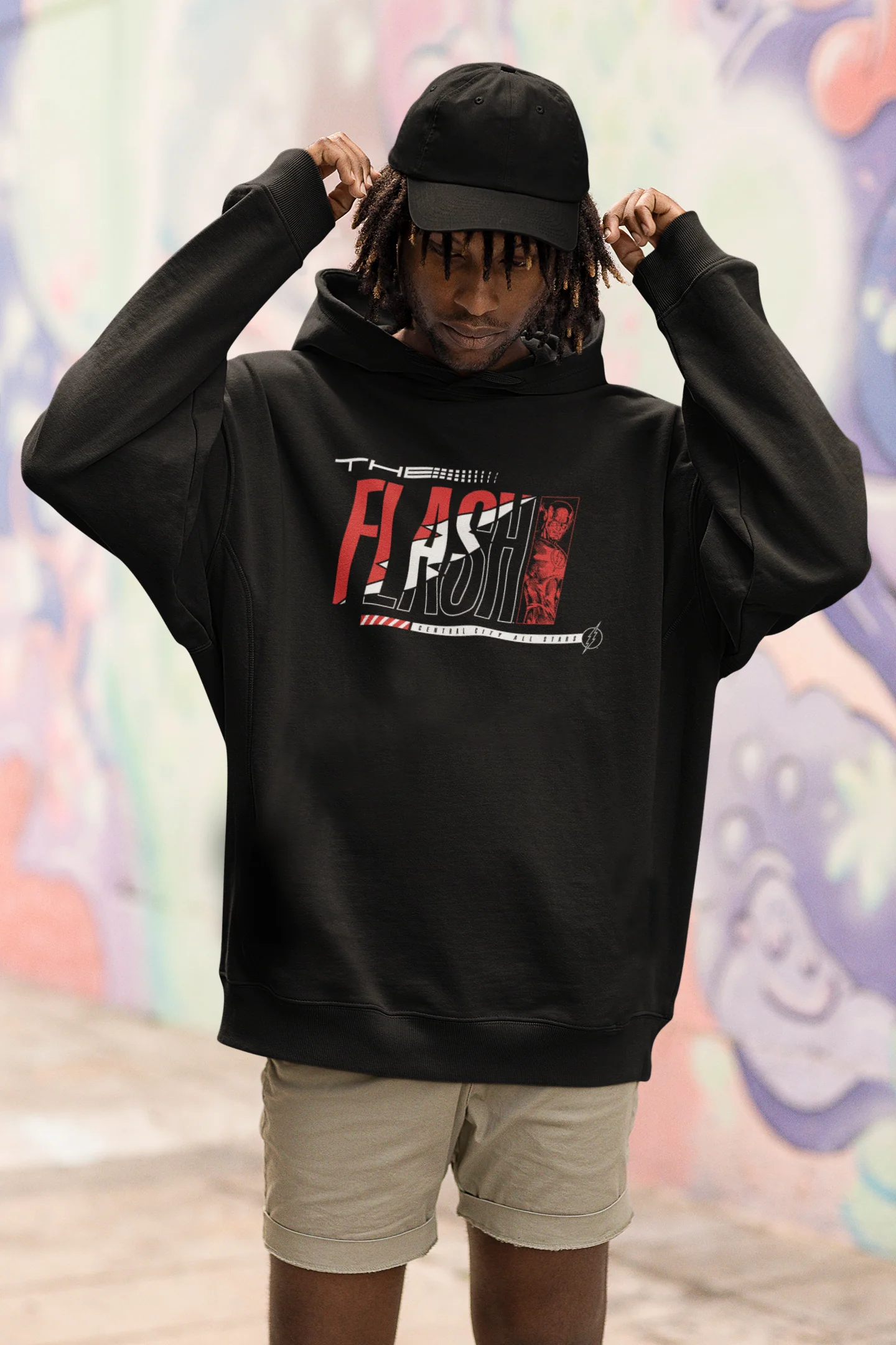 The Flash Central City All Stars Unisex Hooded Sweatshirt - Image 3