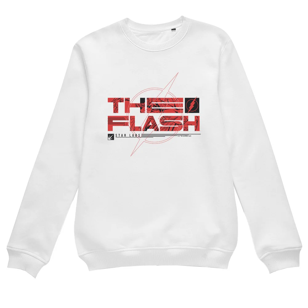 The Flash Text Unisex Crewneck Sweatshirt