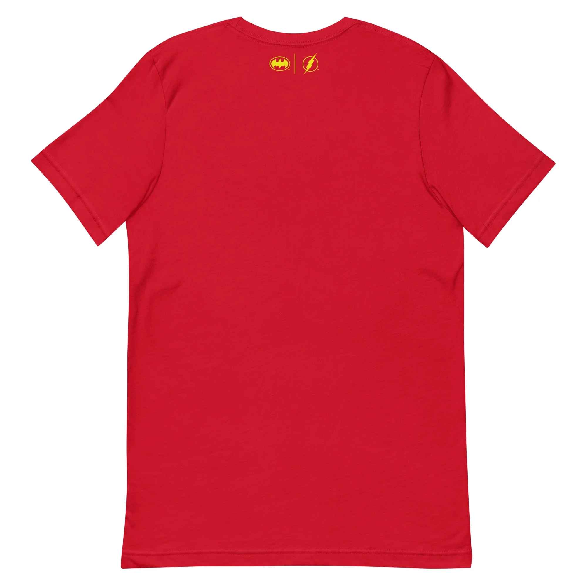 The Flash x Batman Logo Mashup Adult Short Sleeve T-Shirt - Image 10
