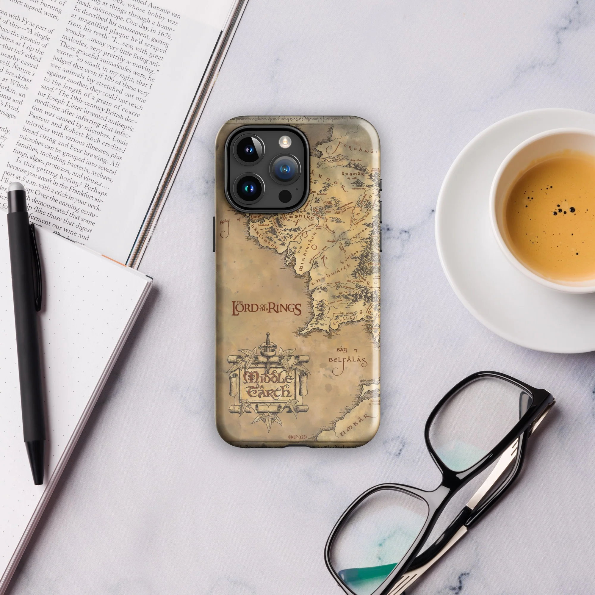The Lord of the Rings Middle Earth Map Tough Phone Case - iPhone - Image 3