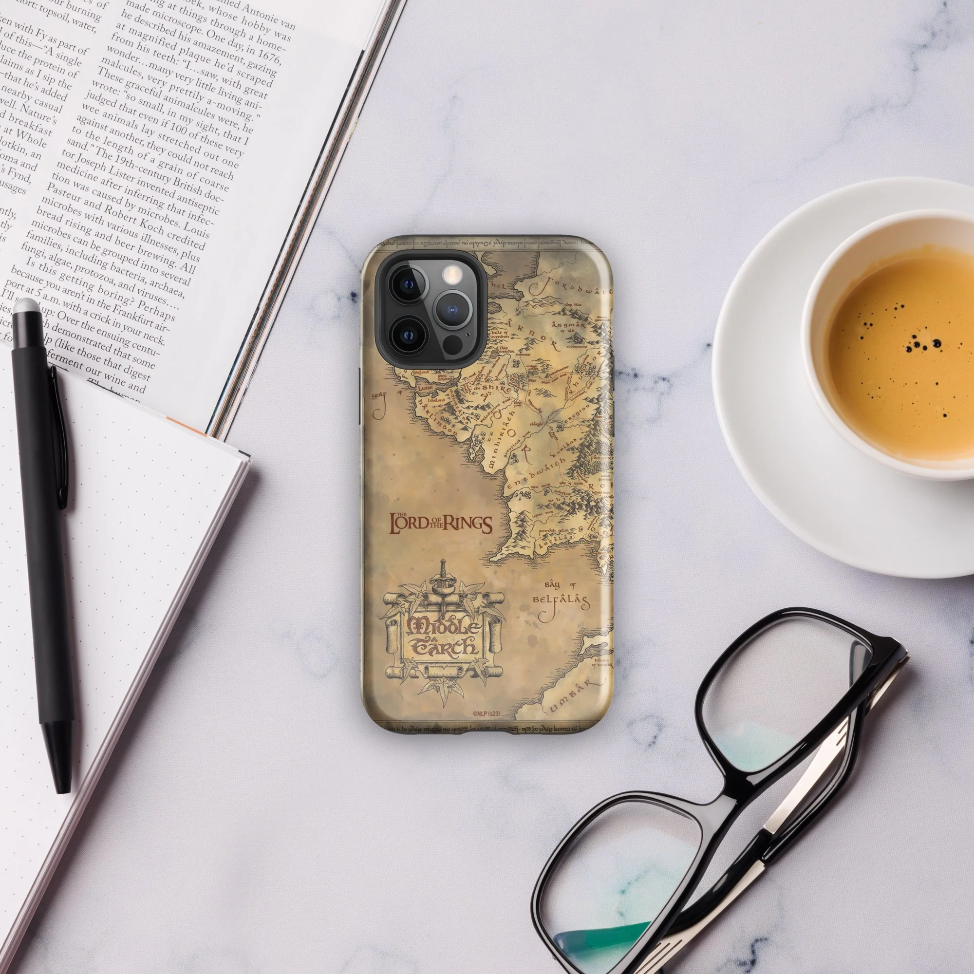 The Lord of the Rings Middle Earth Map Tough Phone Case - iPhone - Image 42