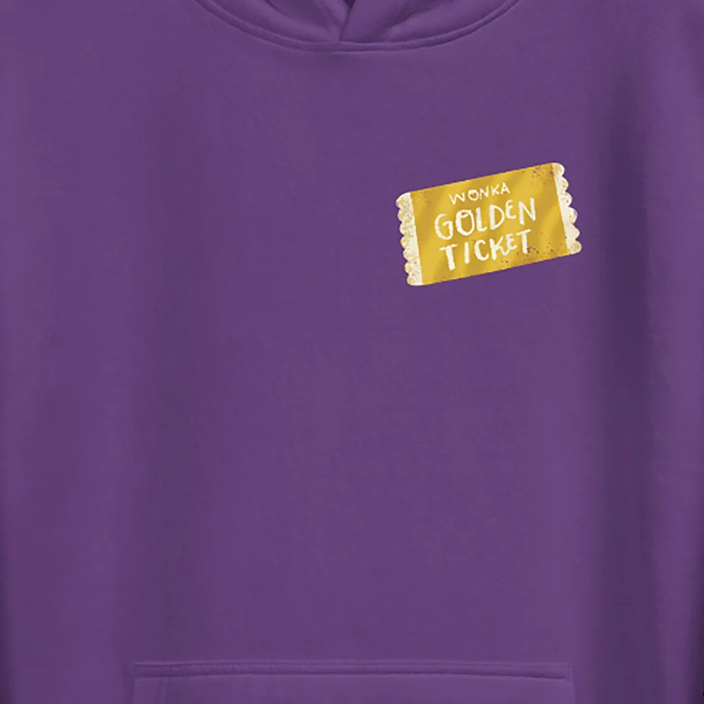 WB 100 Loveis Wise Willy Wonka & The Chocolate Factory Hoodie - Image 2
