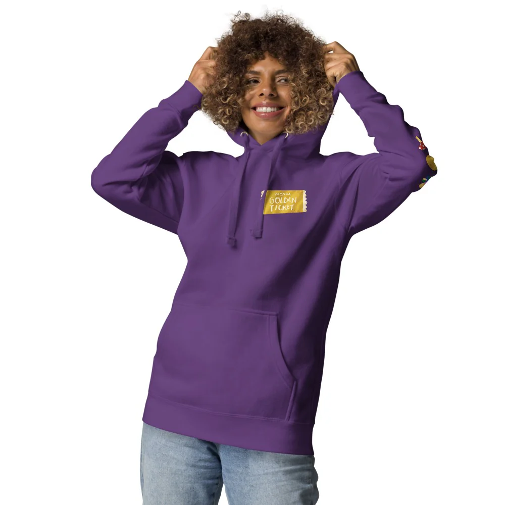 WB 100 Loveis Wise Willy Wonka & The Chocolate Factory Hoodie - Image 6
